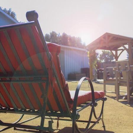 Decomposed Granite Outdoor Dining space