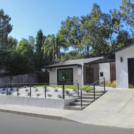 White concrete Garden Wall