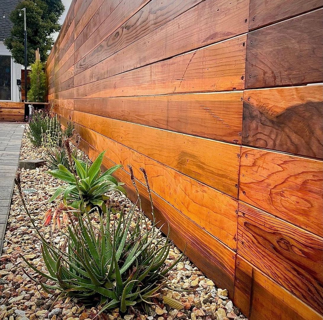 red wood Fences
